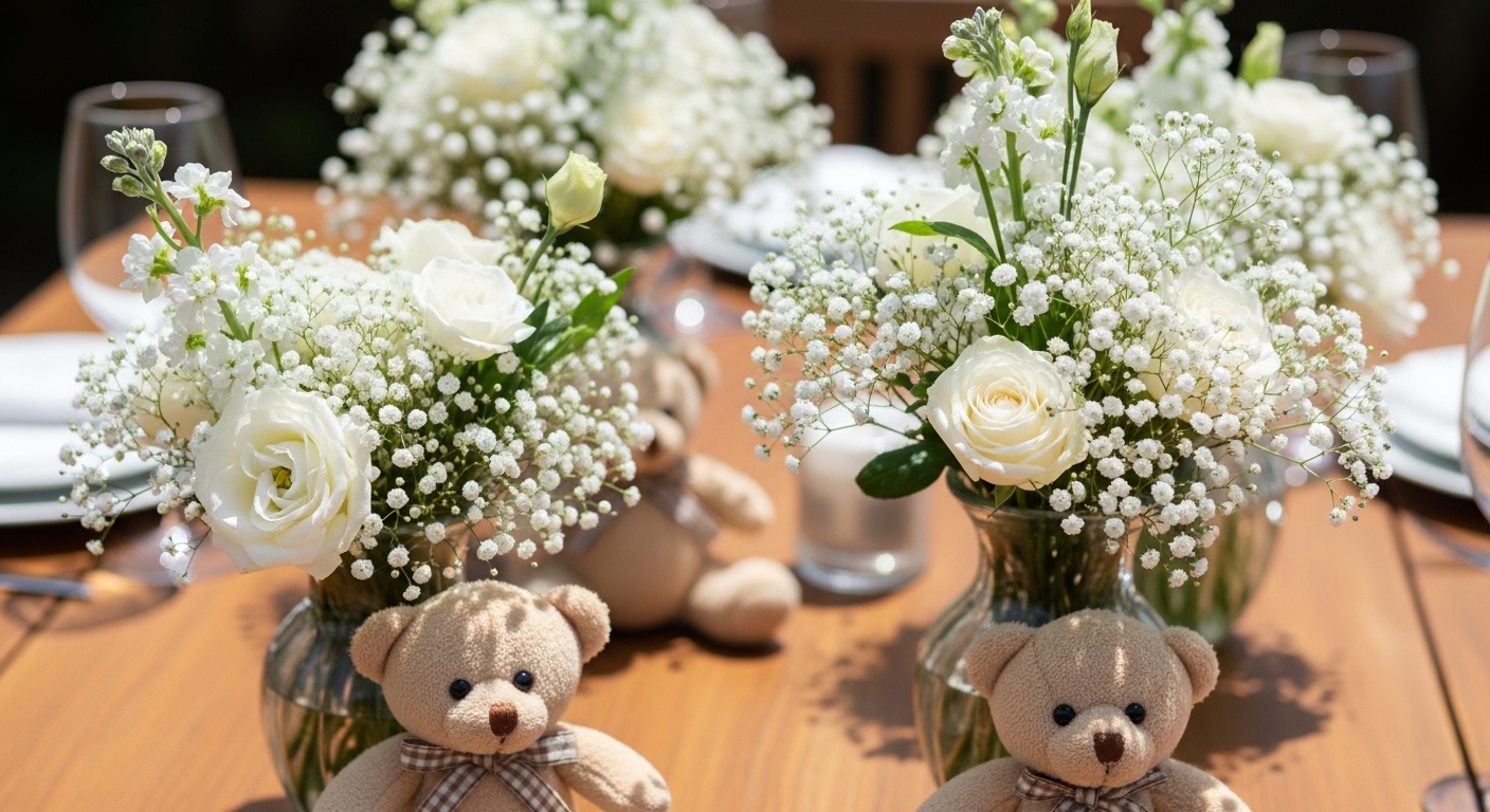 25 Easy Baby Shower Centerpieces for a Party