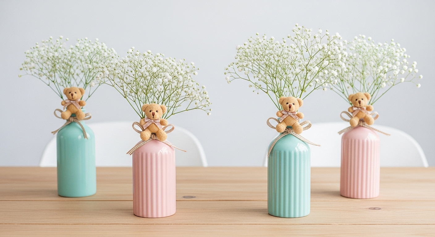 15 Quick Simple Baby Shower Centerpieces on a Budget