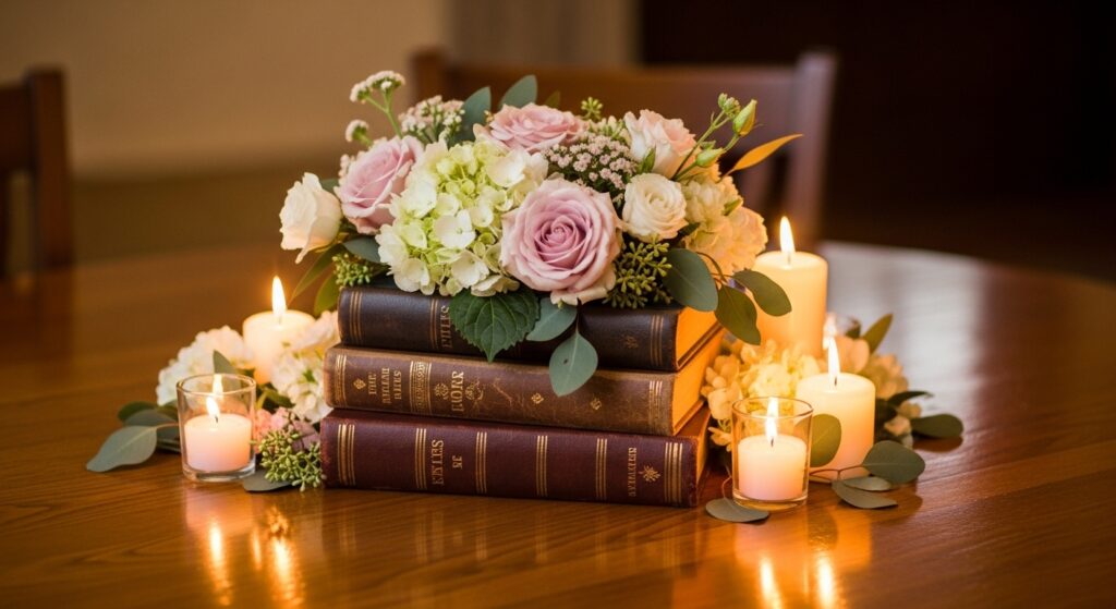 20 Cool Book Centerpieces for Party That Are Stunning