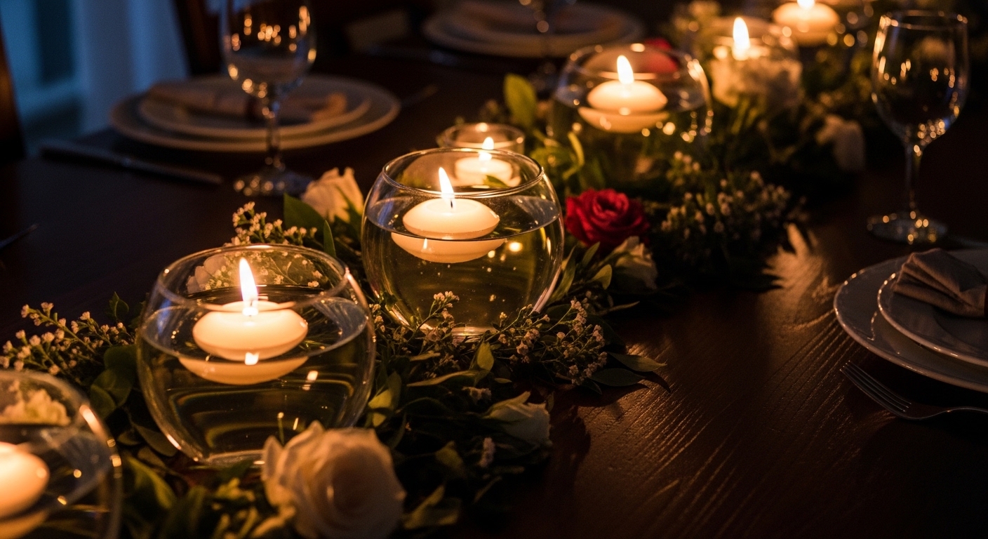 20 Fun Floating Candle Centerpieces for Your Home
