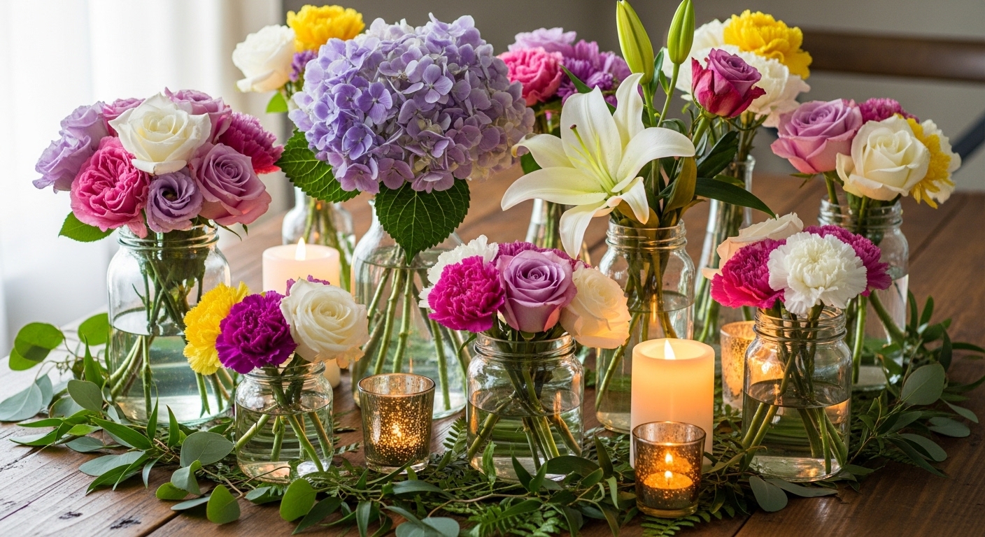 12 Top Diy Flower Centerpieces for a Party
