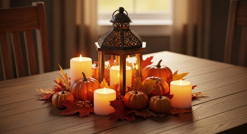 20 Easy Fall Lantern Centerpieces for a Party