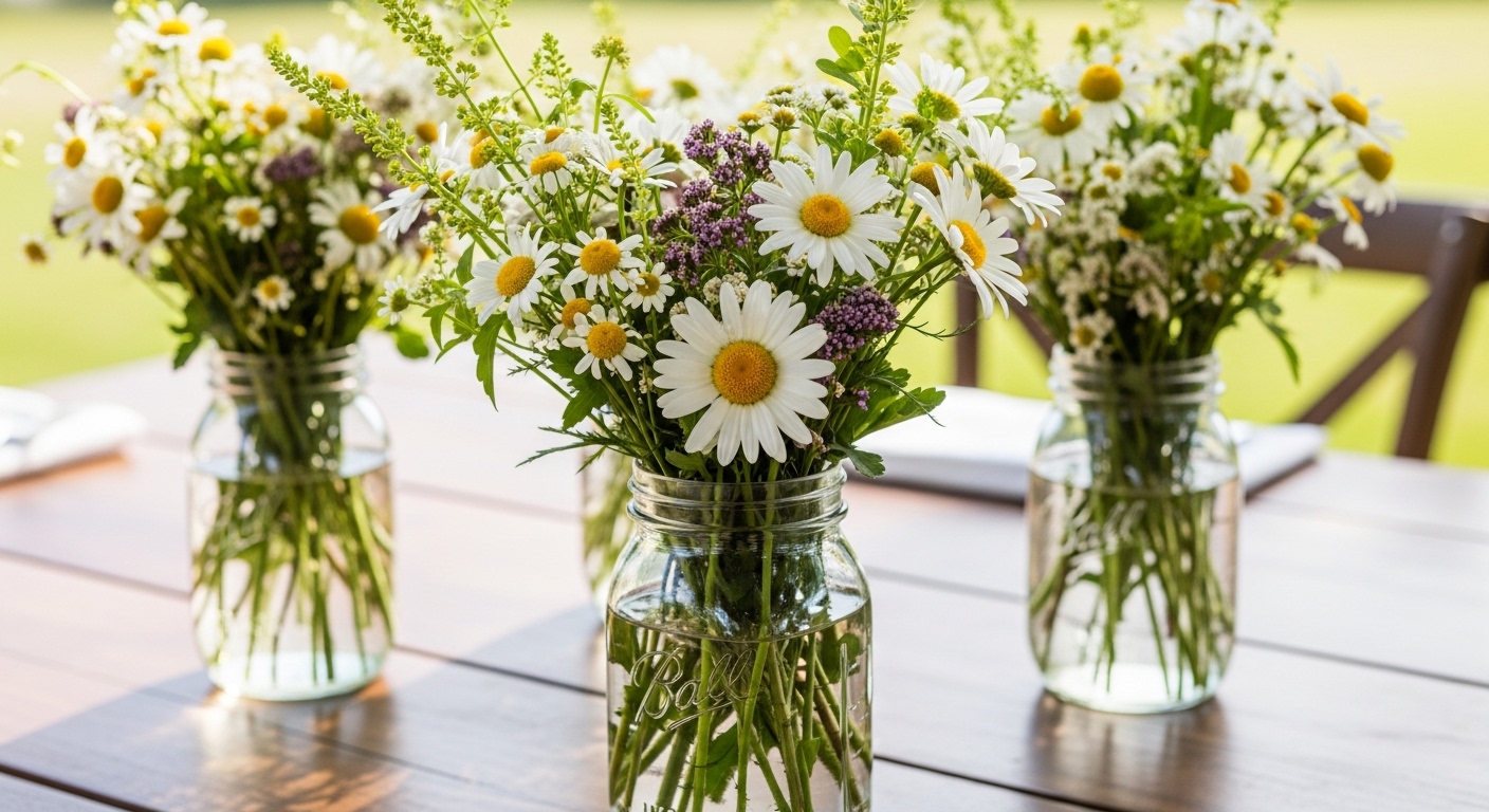 20 Best Wildflower Mason Jar Centerpieces to Try Now