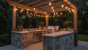 25 Cool Outdoor Kitchen With Pergola Ideas