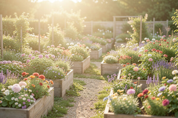 20 Fast Cut Flower Garden Layout Plans