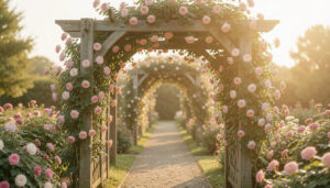 10 Free Wooden Garden Arch Designs