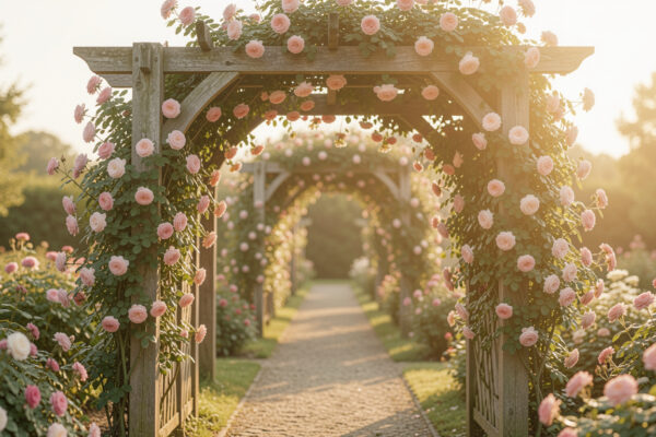10 Free Wooden Garden Arch Designs