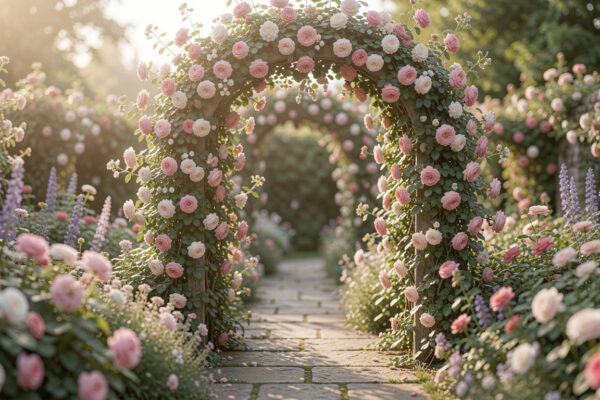 12 Pure Garden Arch Walkway Ideas