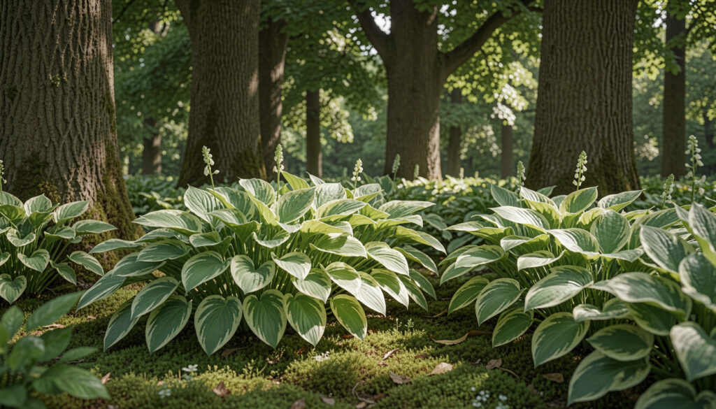 10 Wild Hosta Garden Ideas Under Trees
