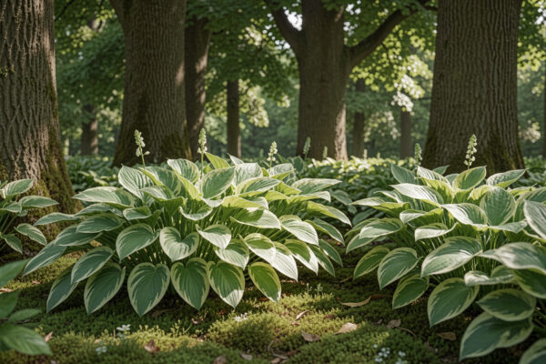 10 Wild Hosta Garden Ideas Under Trees