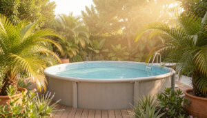 12 Cute Above Ground Pool Landscaping Ideas