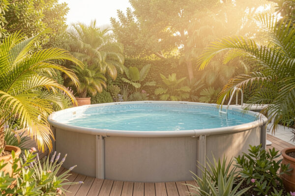 12 Cute Above Ground Pool Landscaping Ideas