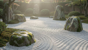 15 Bold Japanese Rock Garden Gravel Patterns