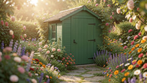 10 Soft Green Shed Landscaping Ideas