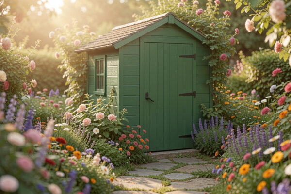 10 Soft Green Shed Landscaping Ideas