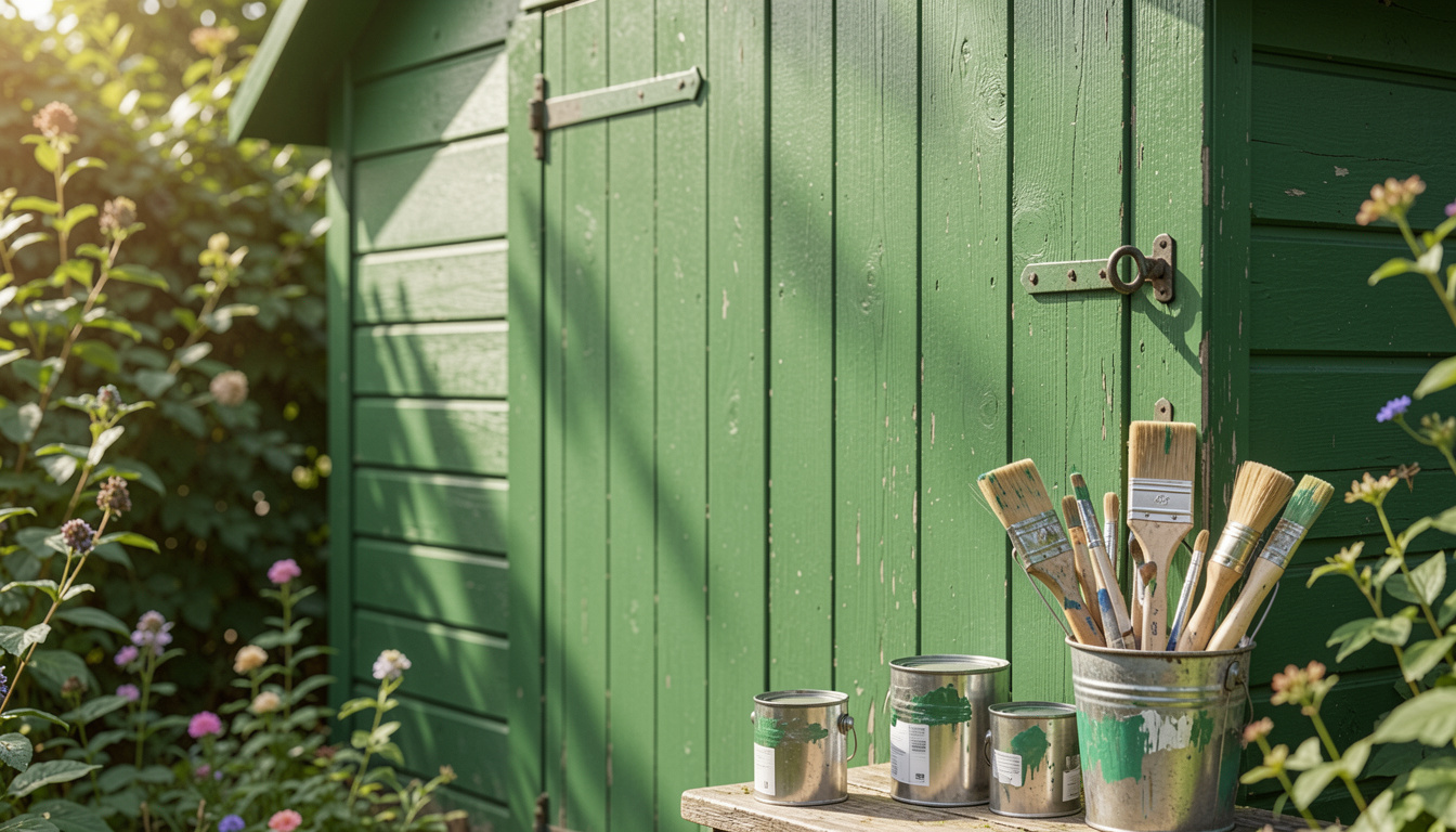12 True How To Paint A Garden Shed Green