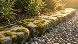15 Bold Stone Garden Bed Border Ideas