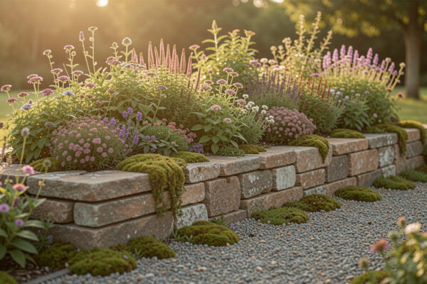 25 Chic Dry Stack Stone Garden Bed Ideas