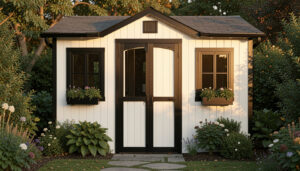 20 Fast White Garden Shed With Black Trim Ideas