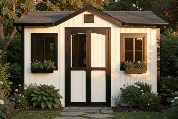 20 Fast White Garden Shed With Black Trim Ideas