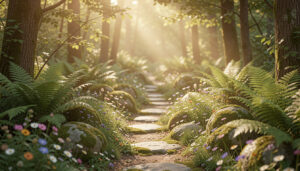 10 Soft Low Maintenance Woodland Garden Design