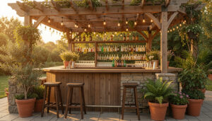 25 Real Outdoor Bar With Pergola Ideas