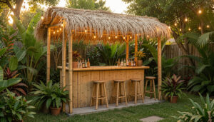 10 Soft Backyard Tiki Bar Ideas