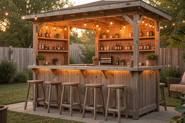 12 True Outdoor Bar Plans With Storage