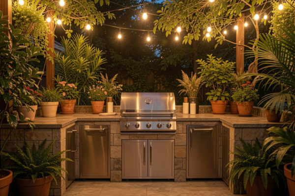 15 Bold Built In Grill Station Landscaping Ideas