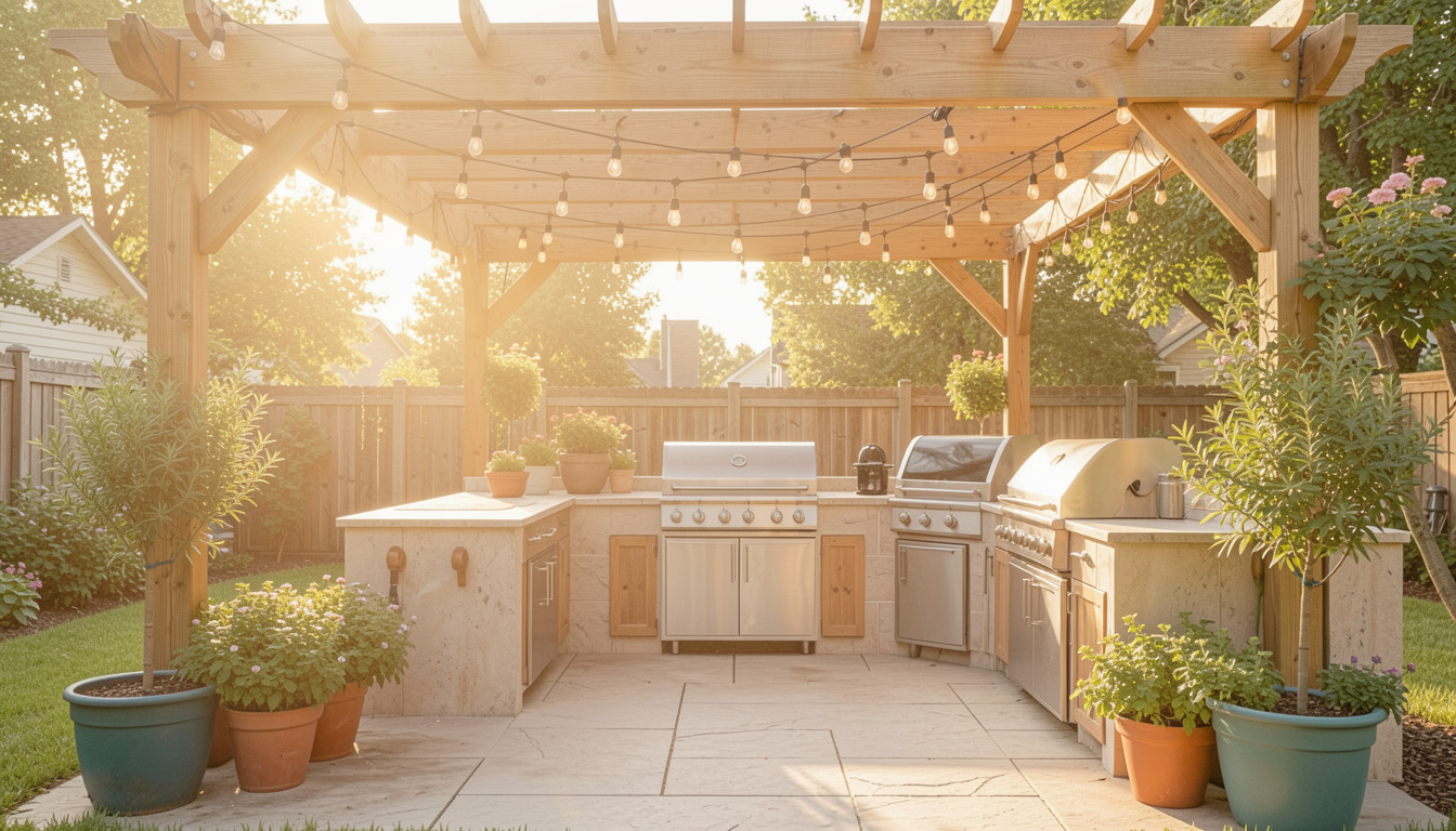 12 Pure Bbq Area Pergola Ideas