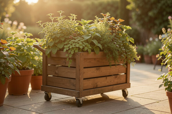 15 Best Rolling Planter Ideas For Patio