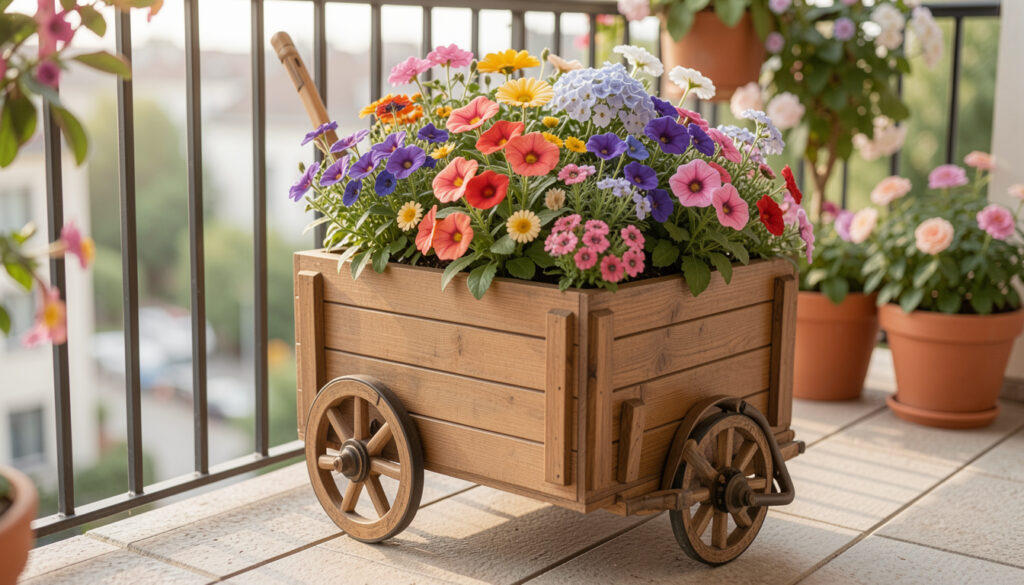 12 Cute Wheeled Planter For Small Spaces