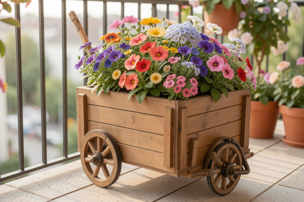 12 Cute Wheeled Planter For Small Spaces