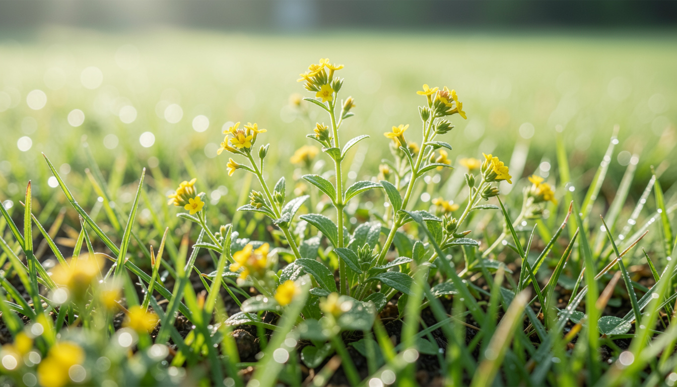 15 Good Weed With Small Yellow Flowers In Lawn