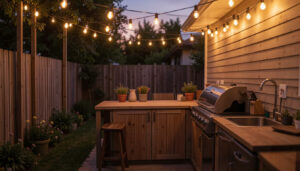 12 Pure Small Backyard Kitchen Ideas