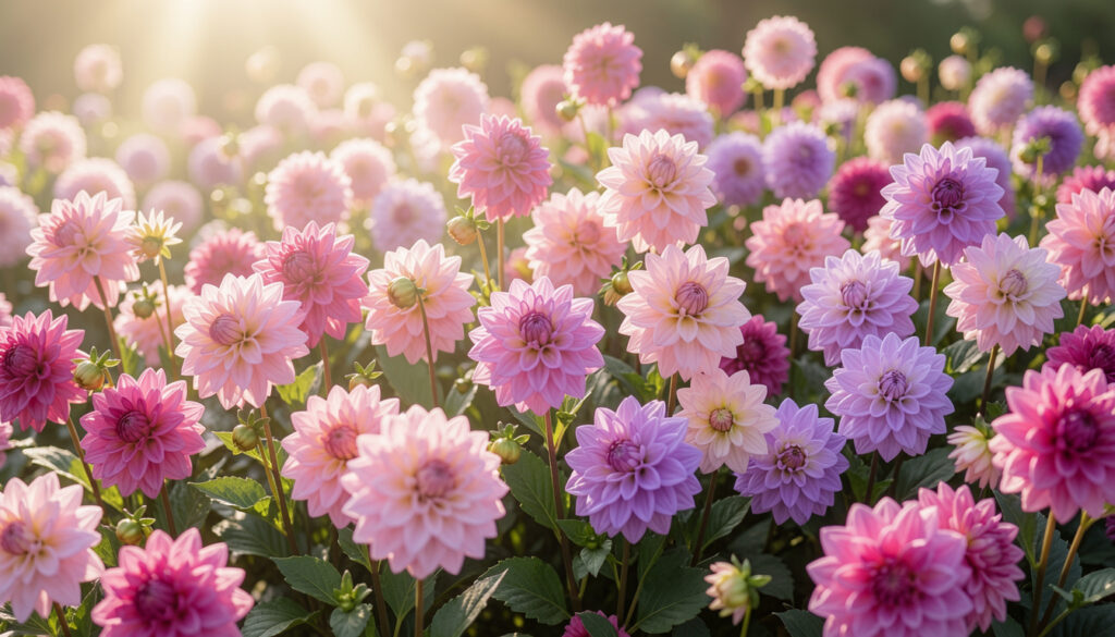 20 Rich Dahlia Flower Bed Design Ideas