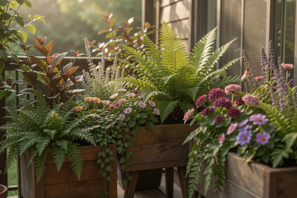 15 Bold Patio Planter Ideas For Shade
