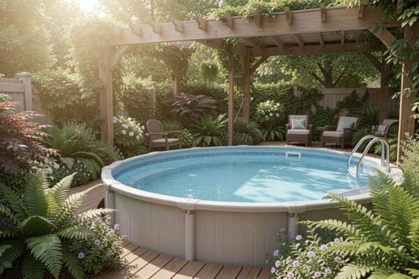 10 Wild Privacy Landscaping Around Above Ground Pool