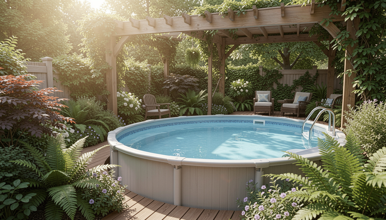 10 Wild Privacy Landscaping Around Above Ground Pool