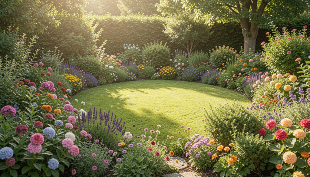 25 Real Circular Lawn Border Planting Ideas