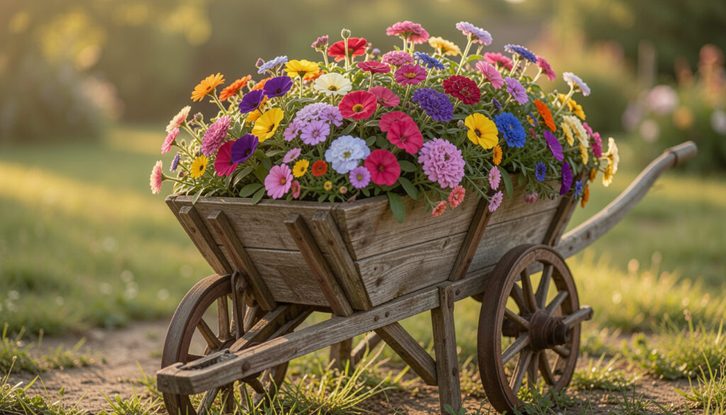 25 Chic Best Plants For Wheelbarrow Planter