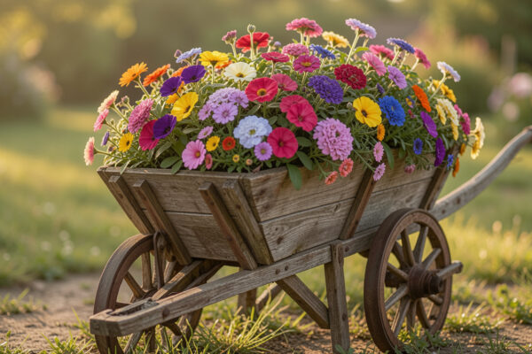 25 Chic Best Plants For Wheelbarrow Planter