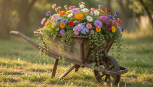 10 Free Old Wheelbarrow Garden Planter Ideas