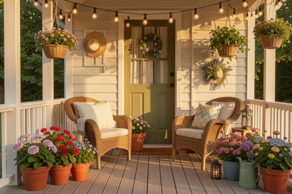 25 Cool Small Porch Summer Decor Ideas