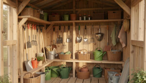 15 Good Garden Tool Storage Shed Interior Ideas