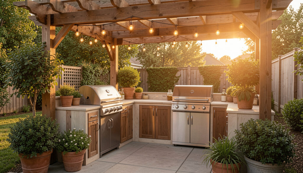 10 Free Small Outdoor Kitchen With Pergola Ideas