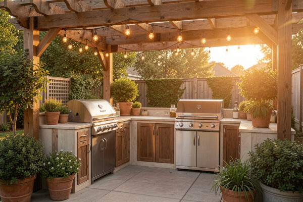 10 Free Small Outdoor Kitchen With Pergola Ideas