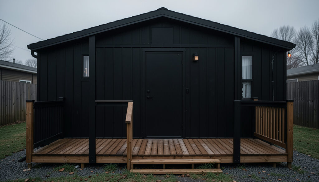 12 Simple Black Mobile Home Exterior For Beginners