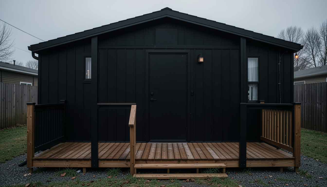 12 Simple Black Mobile Home Exterior For Beginners