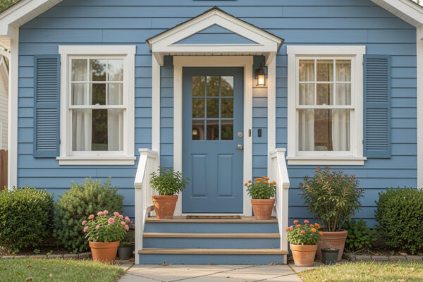 20 Cool Blue Home Exterior For Small Spaces for Every Home